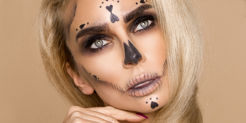 Simple DIY Scary Skeleton Costume